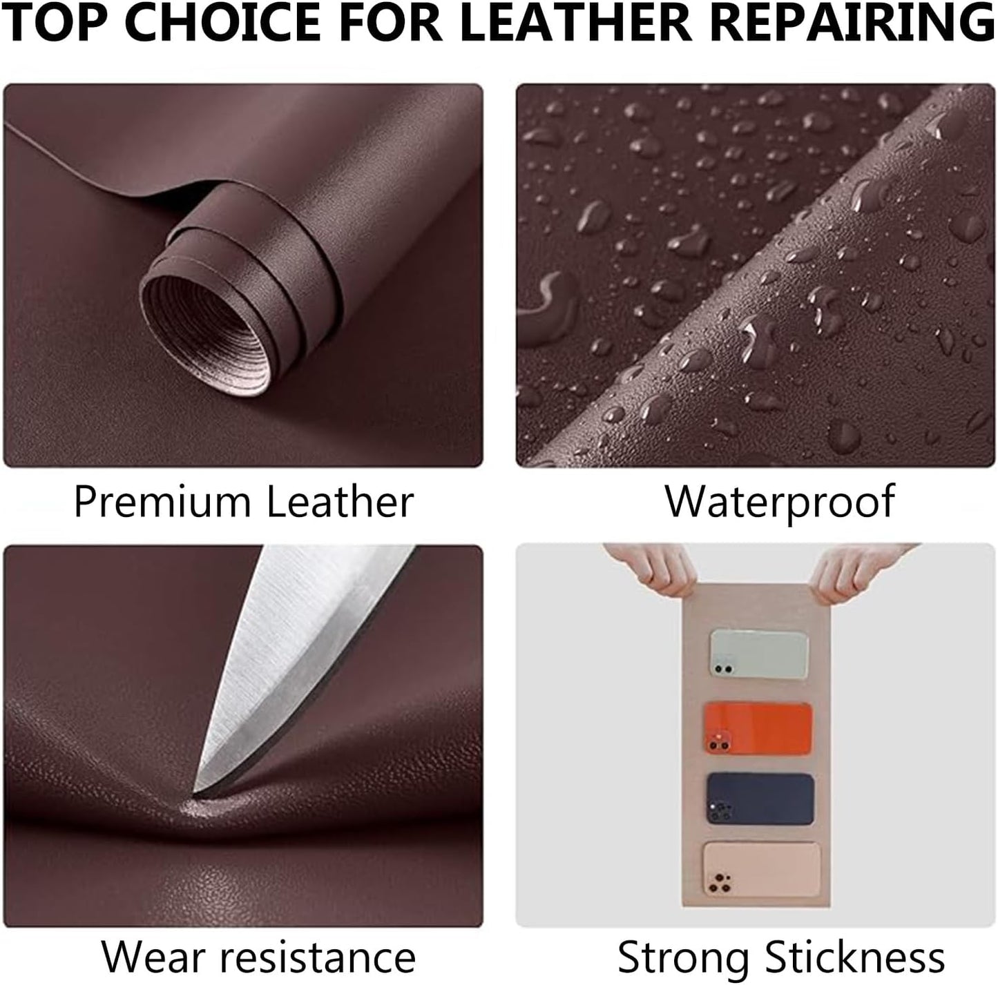 Aurece – Self-Adhesive Leather Fix Patch Pro