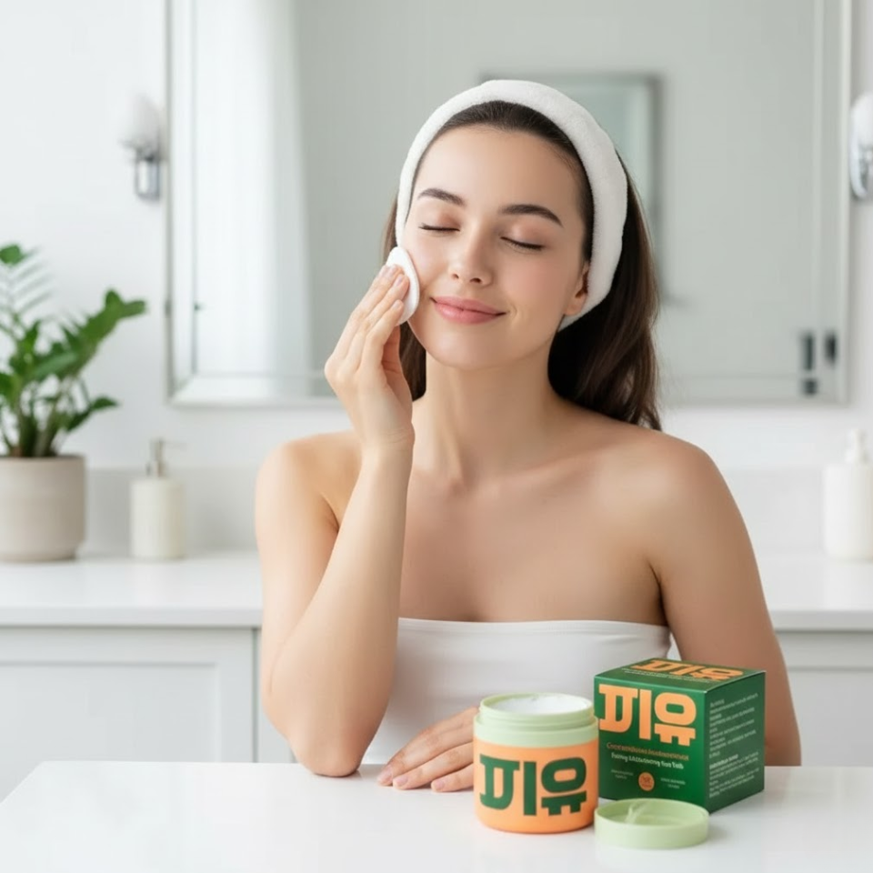 Centella Asiatica Moisturizing Cotton Pads Reduce Dullness Brighten Fade Fine Line Soothing Nicotinamide Facial Care Pads