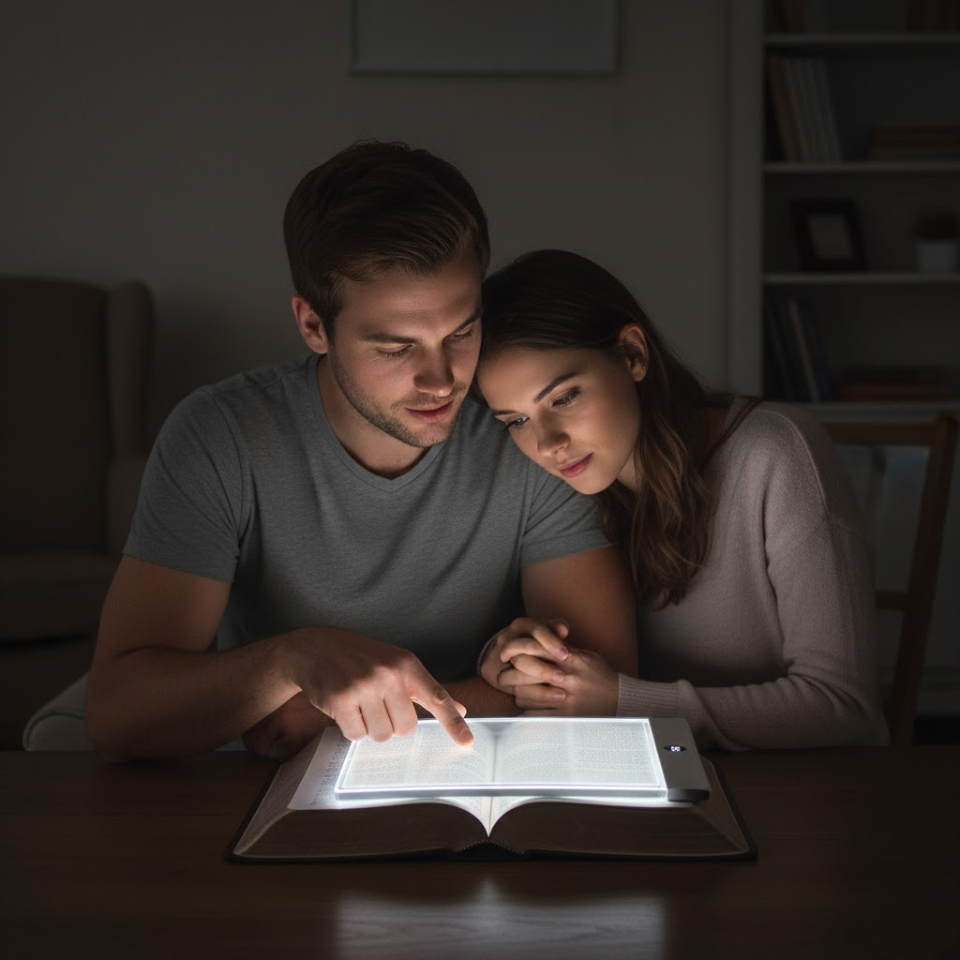 LED Flat Panel Night Vision Reading Light Eye Protection Reading Light Usb Charging Student Night Reading Lamp Book Lamp Indoor