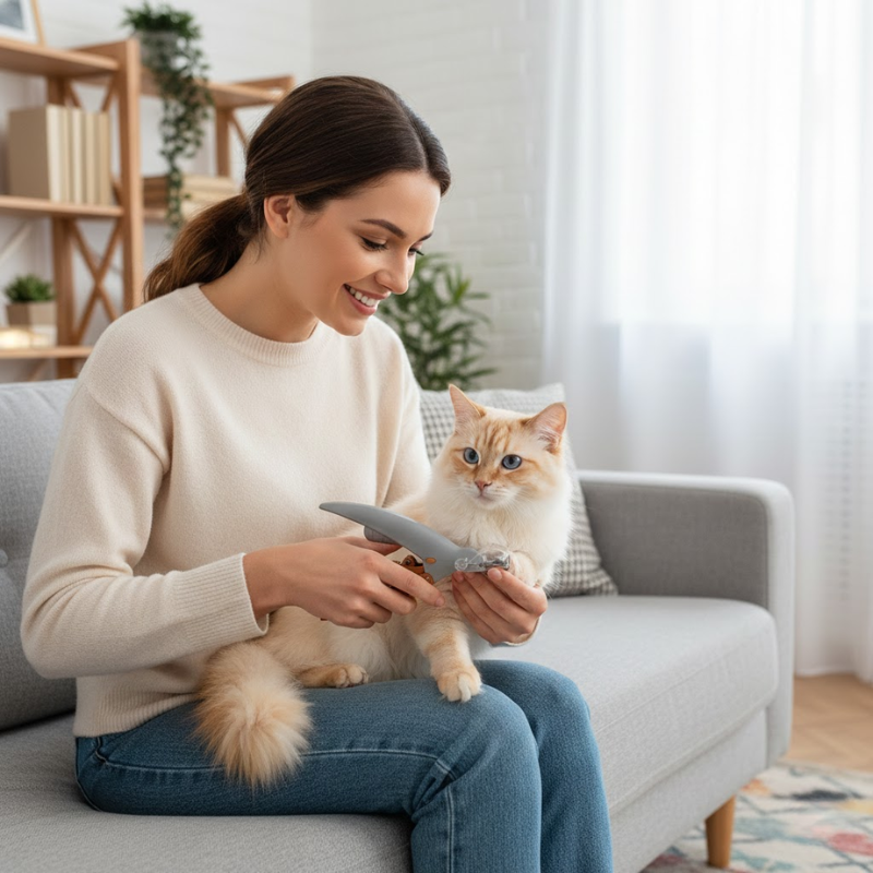 LED Pet Nail Clippers light up nails for safe, precise trims on cats, dogs & rabbits. Stress-free, comfy grip, perfect at home or clinic. Shop now!