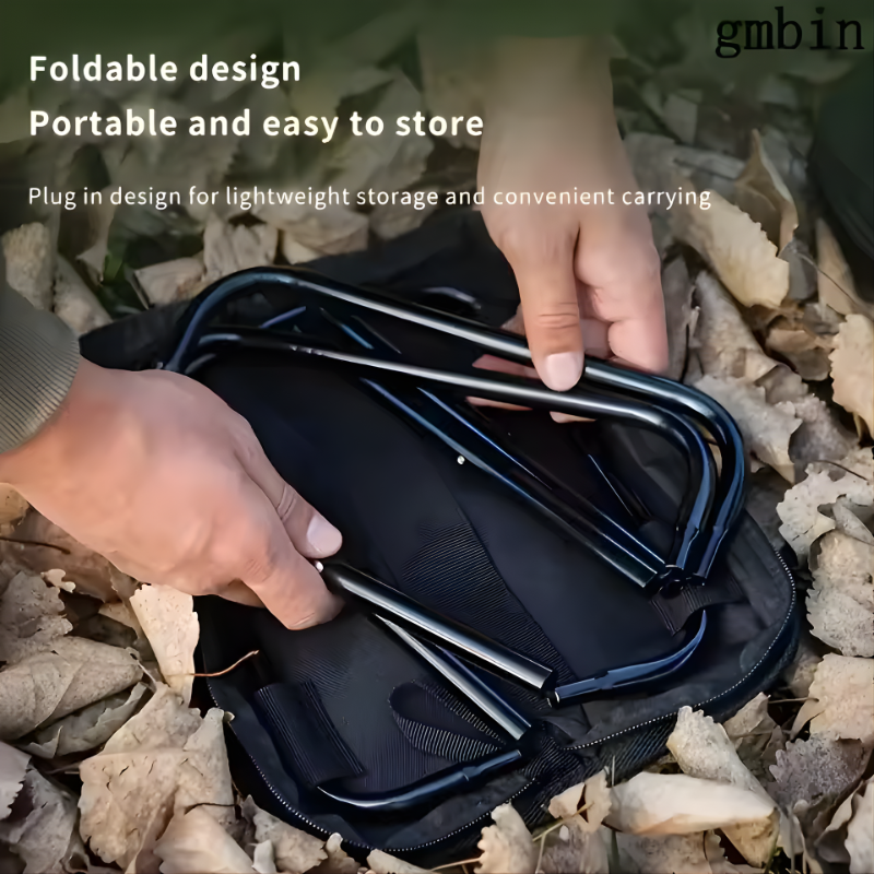 Ultra-light fishing stool, outdoor picnic camping folding chair, portable travel seat, convenient to carry folding chair.