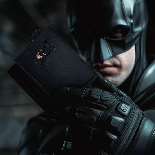 Aurece - Leather Bat ID Card Holder Wallet