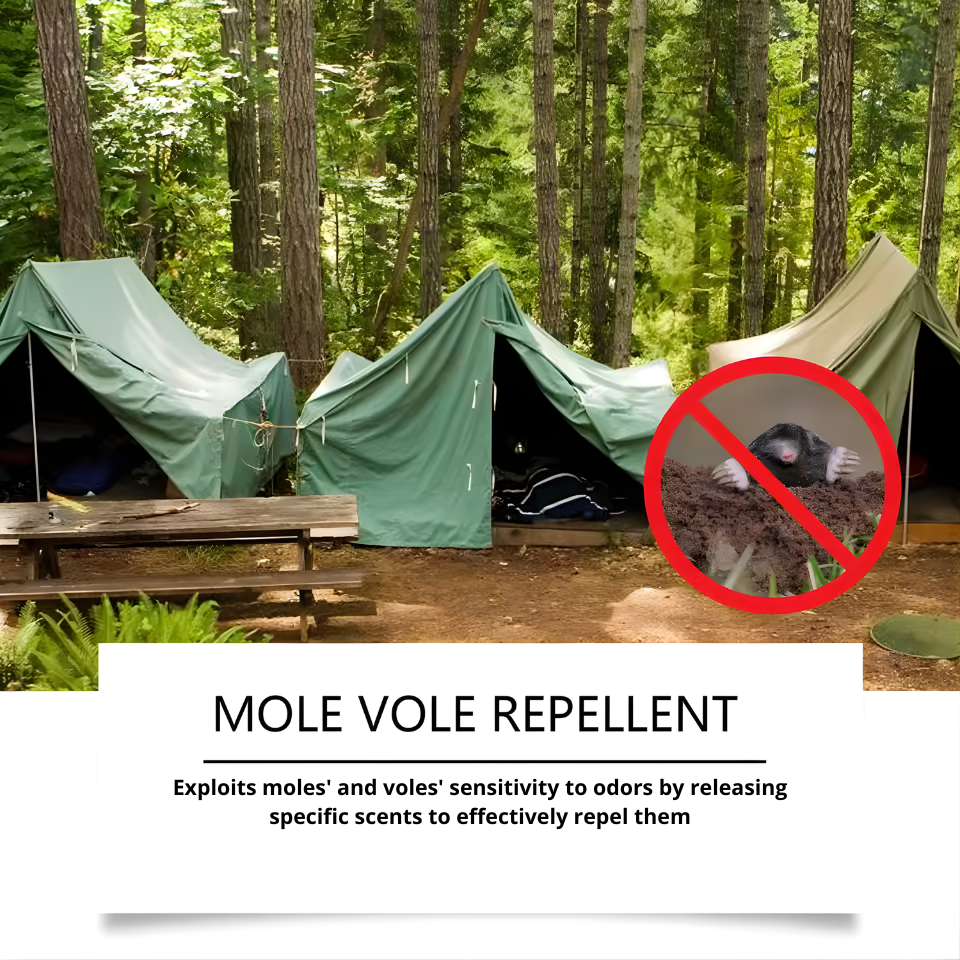 10-Pack Mole Repellent Pill for Outdoor Courtyard Odorless Repellent Pill No Mole Interference Free Shipping