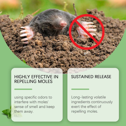 10-Pack Mole Repellent Pill for Outdoor Courtyard Odorless Repellent Pill No Mole Interference Free Shipping