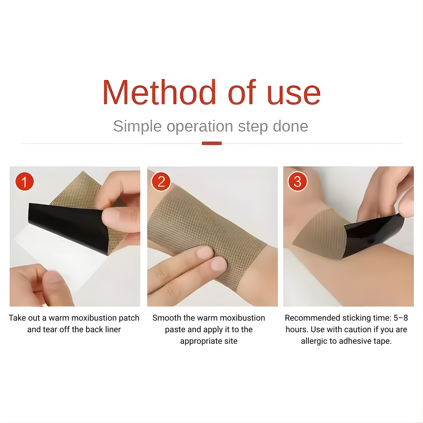 100/200pcs heating patch, suitable for neck, shoulders, back, knees, abdomen warm heating, portable