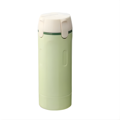1pc 4-in-1 Emulsion Dispenser Bottle, Travel Bottle, Minimalist with Labels, Travel Dispenser Bottle, Toiletry Container