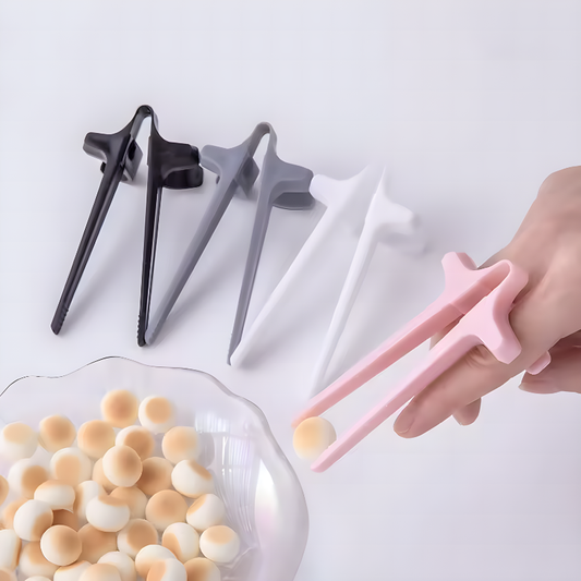 1pc Finger Chopsticks Game Player Snack Chopstick Holder Plastic Game Finger Cover Game Controller Training Learning Chopsticks