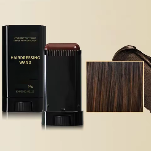 2-in-1 Instant Comb Hair Dye, Touch up Comb, Waterproof Sweat proof Hair Dye Comb for Gray Hair Coverage Beard Hair Color Stick