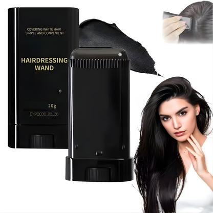 2-in-1 Instant Comb Hair Dye, Touch up Comb, Waterproof Sweat proof Hair Dye Comb for Gray Hair Coverage Beard Hair Color Stick