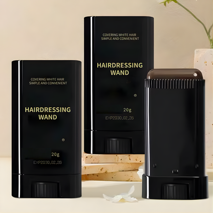 2-in-1 Instant Comb Hair Dye, Touch up Comb, Waterproof Sweat proof Hair Dye Comb for Gray Hair Coverage Beard Hair Color Stick