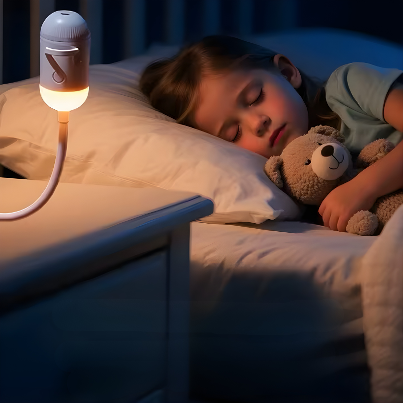 2-in-1 Mini Galaxy Star Projector Night Light LED Starry Sky Ambient Lamp for Bedroom Sleep & Decoration LED Atmosphere Light