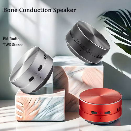 2026 New Bone Conduction Bluetooth Speaker TWS Wireless 3D Stereo Sound Hummingbird Speaker With FM Radio Dropshipping Wholesale