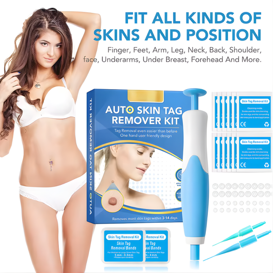 2 IN 1 Auto Micro Skin Tag Remover Device Standard And Micro Skin Tag Removal Kit Adult Mole Wart Remover Face Care Beauty Tools