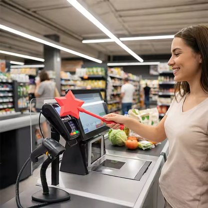 3D Printed Star Wand Tap To Pay Star Magic Wand Portable Contactless Payment Card Holder Credit Card Holder