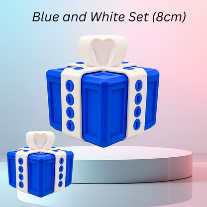 Aurece - 3D Printed Annoying Prank Gift Box, Funny Puzzle Box with Screws