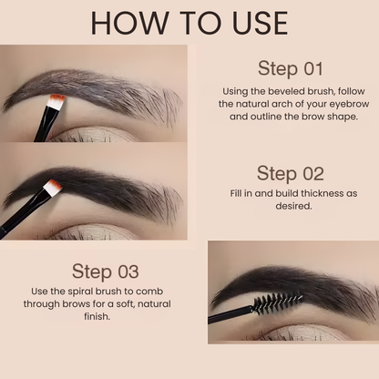 
4 Colors Natural Liquid Dyeing Eyebrow Cream Set Professional Waterproof Durable Brown Tint Eyebrow Mascara Eyebrow Paint Makeup