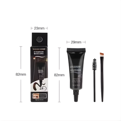 
4 Colors Natural Liquid Dyeing Eyebrow Cream Set Professional Waterproof Durable Brown Tint Eyebrow Mascara Eyebrow Paint Makeup