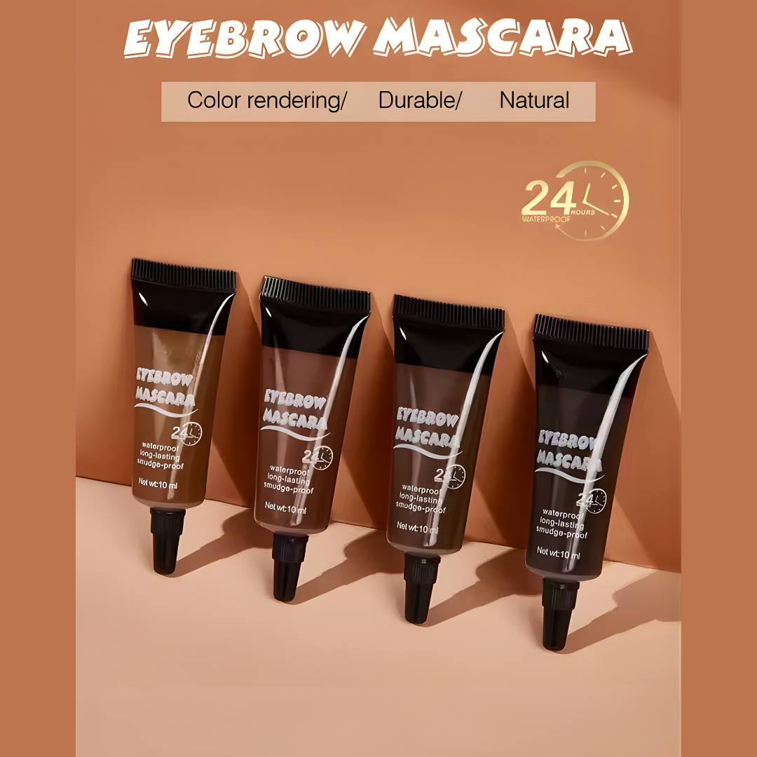 
4 Colors Natural Liquid Dyeing Eyebrow Cream Set Professional Waterproof Durable Brown Tint Eyebrow Mascara Eyebrow Paint Makeup