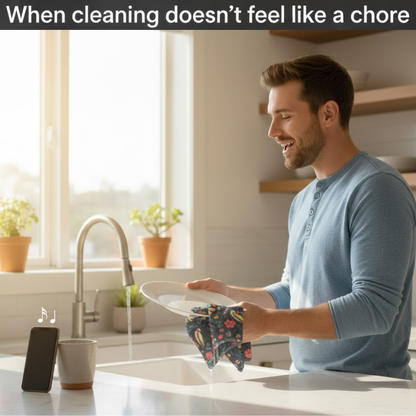 Absorbent Swedish Counter Cleaning Dishclothes