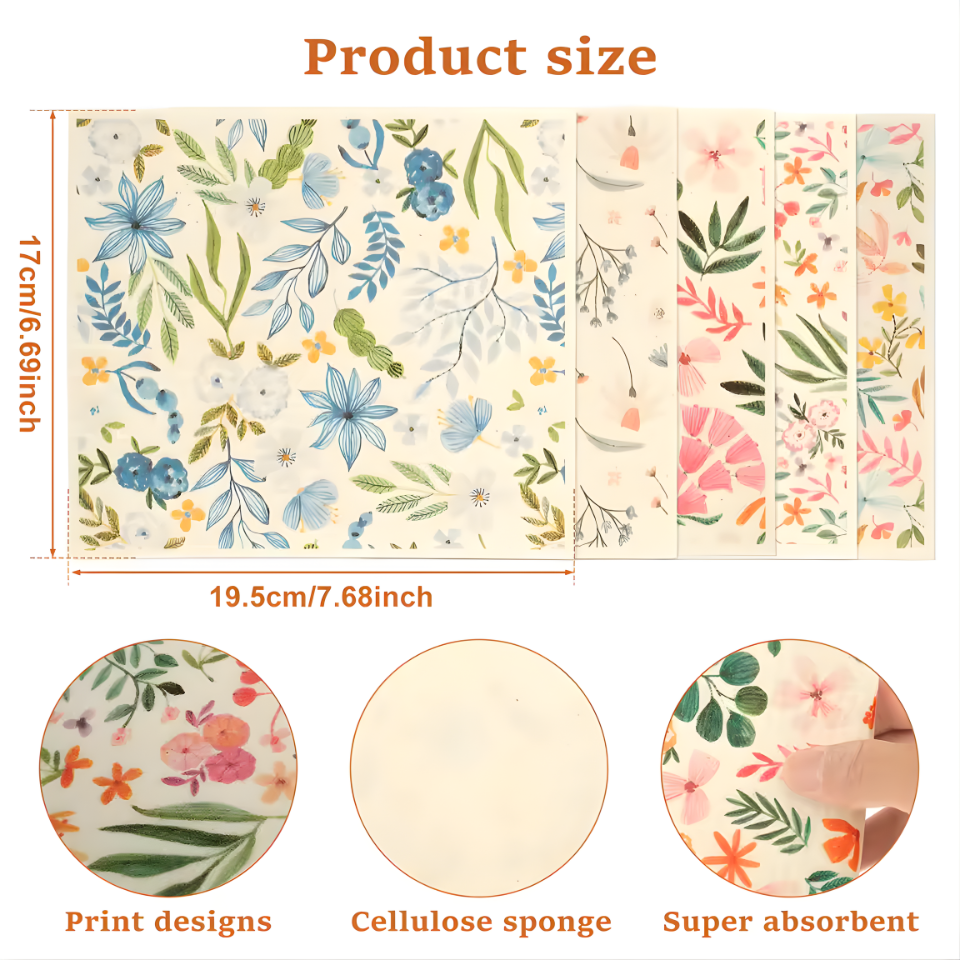 Absorbent Swedish Counter Cleaning Dishclothes