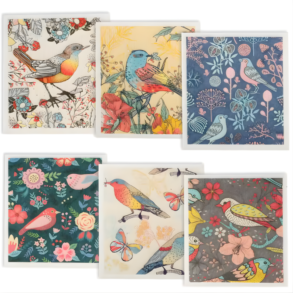 Absorbent Swedish Counter Cleaning Dishclothes