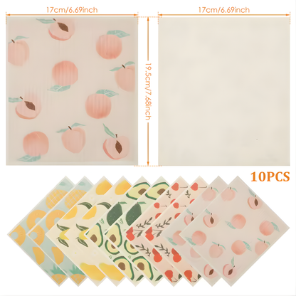 Absorbent Swedish Counter Cleaning Dishclothes