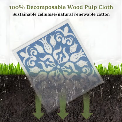 5/6/12PCS Kitchen Dish Towels Absorbent Swedish Dishcloths Kitchen Dish Rags Soft Non-woven Cloths for Washing Dishes Cleaning