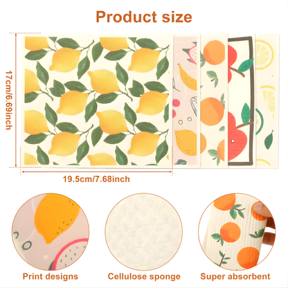 Absorbent Swedish Counter Cleaning Dishclothes