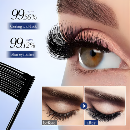 5D Waterproof Mascara Lengthening Eyelashes Women's Make-up Waterproof Mascara Black Silk Fibre Mascara Korean Cosmetics New