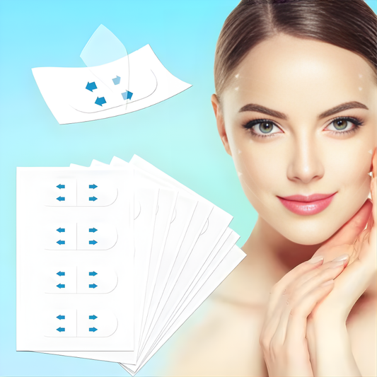 80pcs Invisible V Face lifting Tapes Wrinkle Removal Sticker Forehead Neck Chin Sticker Anti Aging Patch Facial Slimming Firming