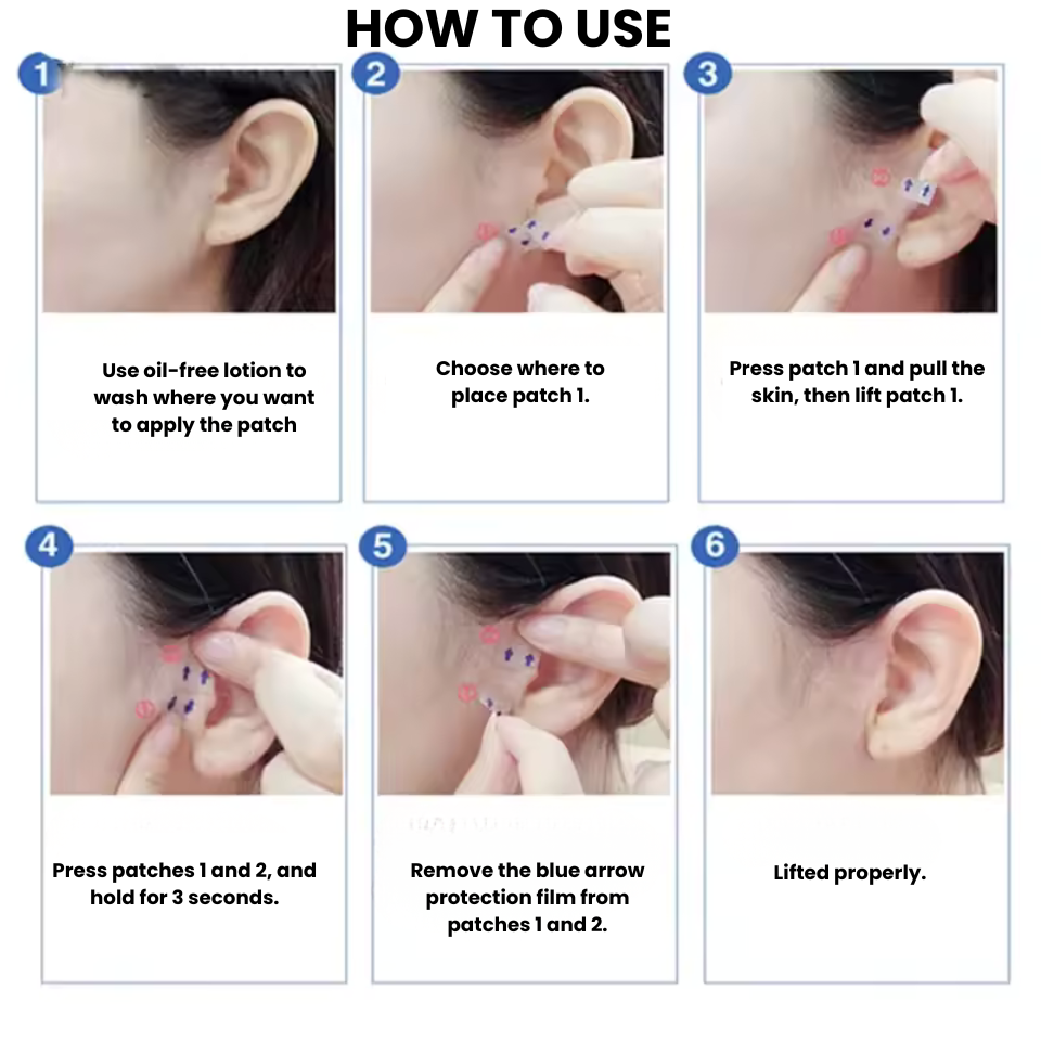 80pcs Invisible V Face lifting Tapes Wrinkle Removal Sticker Forehead Neck Chin Sticker Anti Aging Patch Facial Slimming Firming