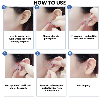 80pcs Invisible V Face lifting Tapes Wrinkle Removal Sticker Forehead Neck Chin Sticker Anti Aging Patch Facial Slimming Firming
