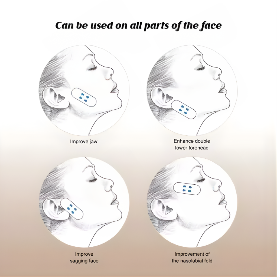 80pcs Invisible V Face lifting Tapes Wrinkle Removal Sticker Forehead Neck Chin Sticker Anti Aging Patch Facial Slimming Firming