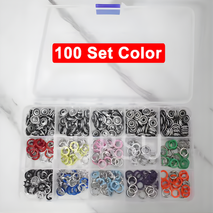 9.5mm Metal Hollow Five-Claw Snap Button For Installing Clothes Bag Sewing And DIY Craft Hand Pliers Tool