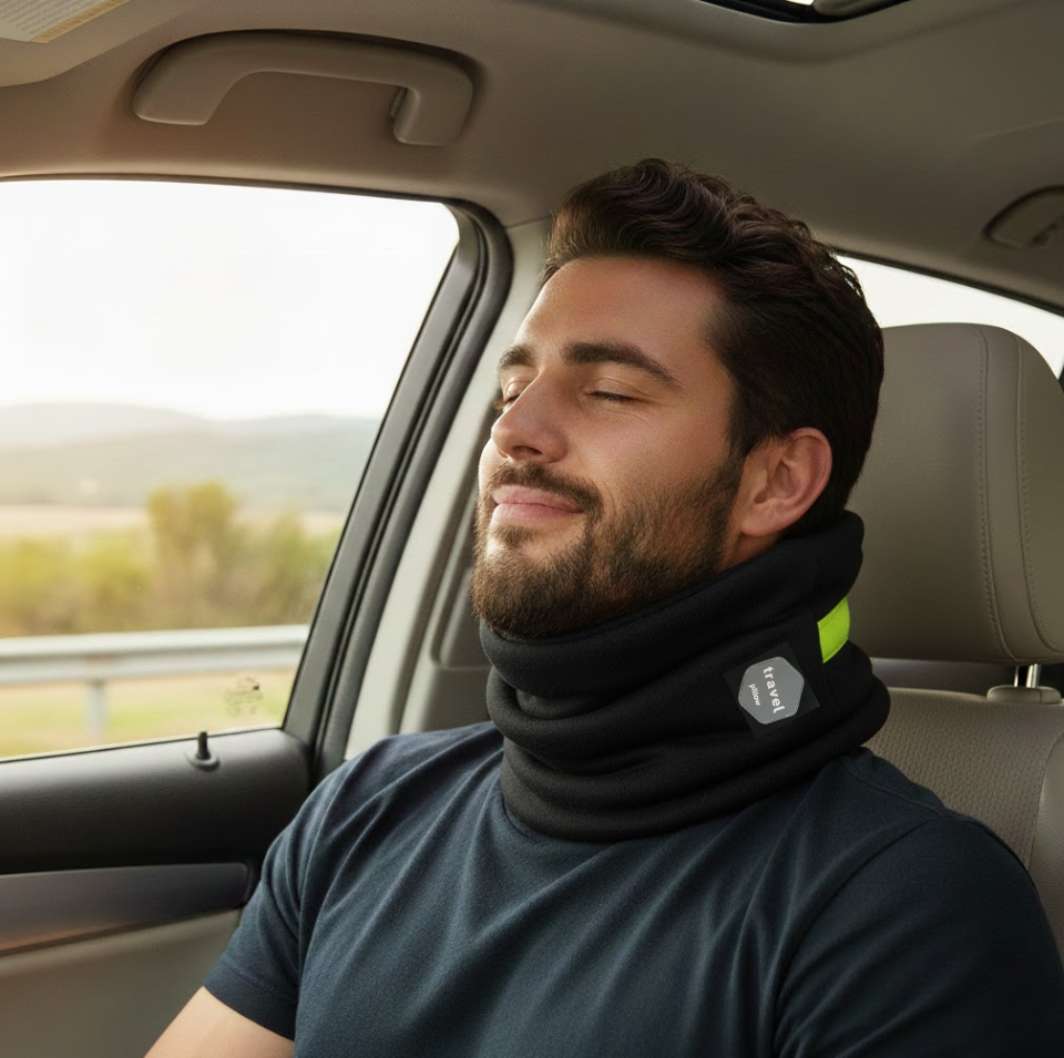 U-Shaped Airplane Travel Pillow – Neck Support for Travel & Nap