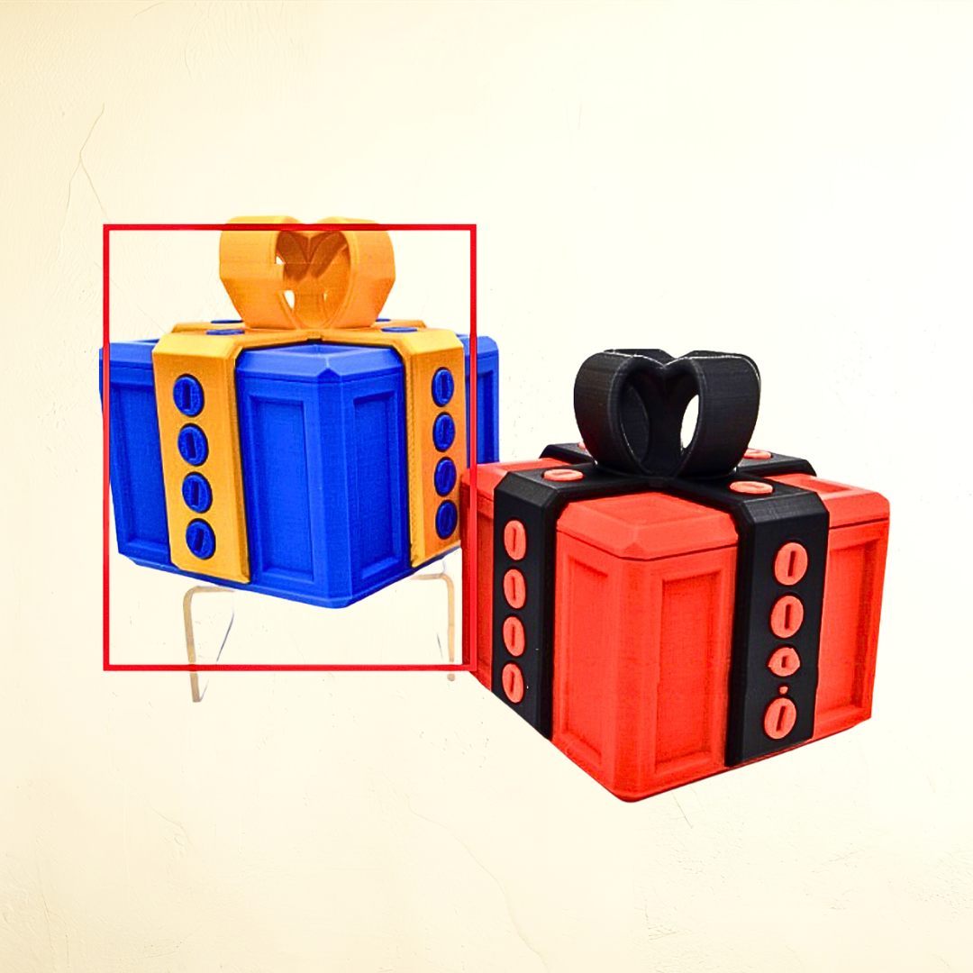 Aurece - 3D Printed Annoying Prank Gift Box, Funny Puzzle Box with Screws