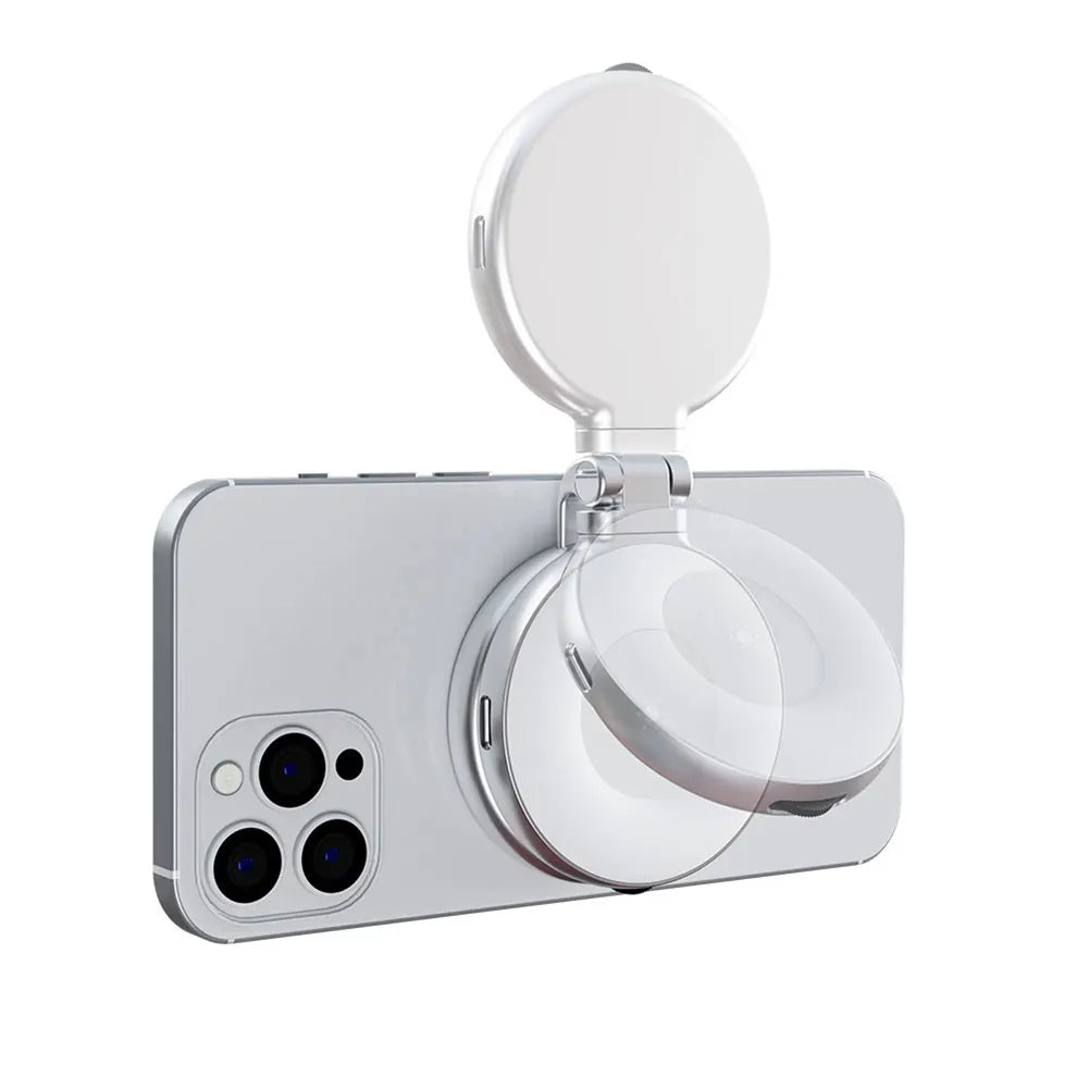 Aurece – 360° Magnetic Selfie Light with Mirror
