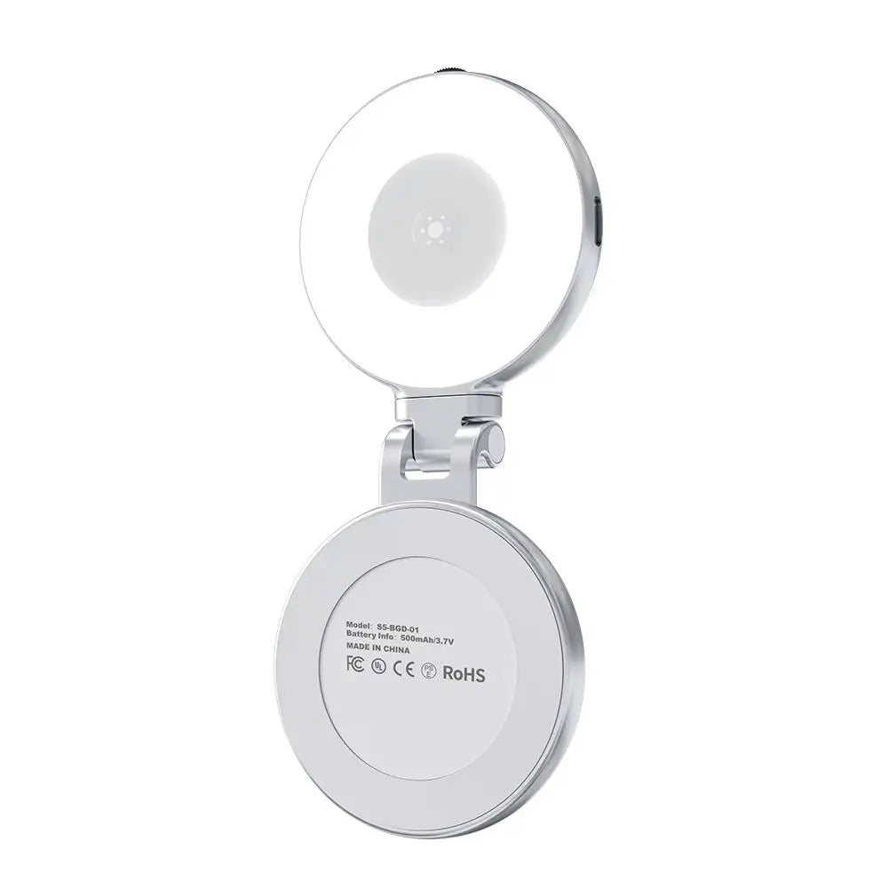 Aurece – 360° Magnetic Selfie Light with Mirror