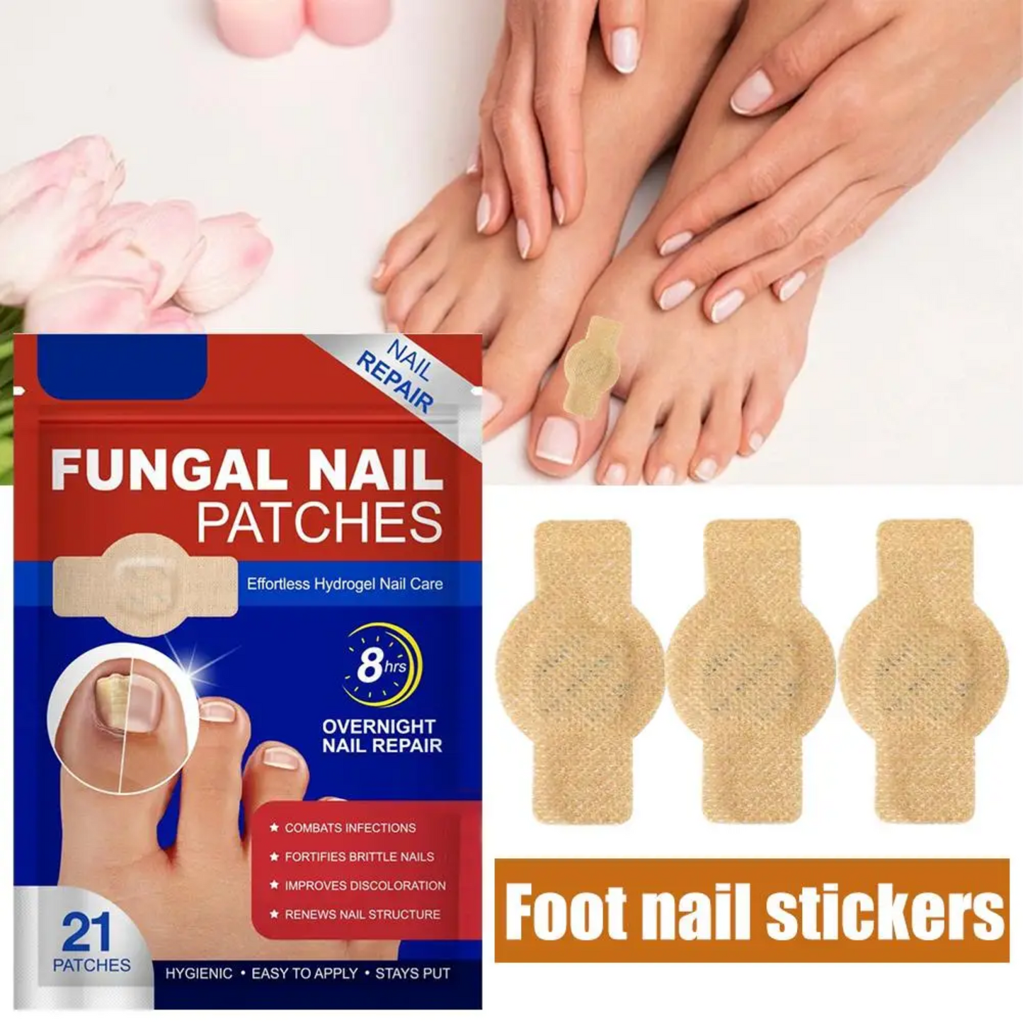 Aurece – Fungal Nail Repair Patches | Advanced Toenail Fungus Treatment