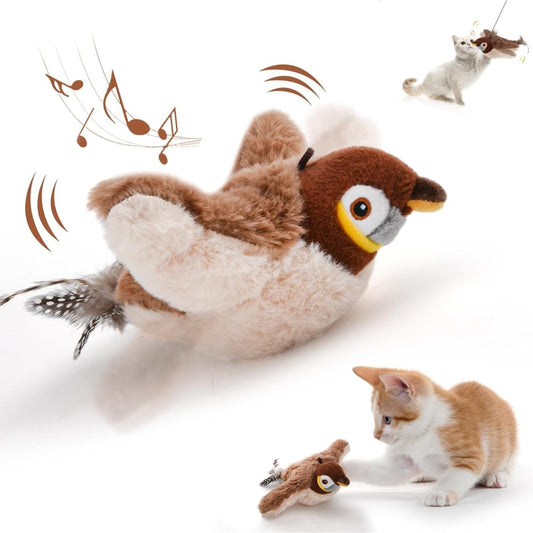 Aurece – Lifelike Flapping Bird Cat Toy KittyHunt Pro