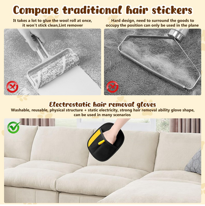 Aurece – Pet Static Hair Removal Gloves