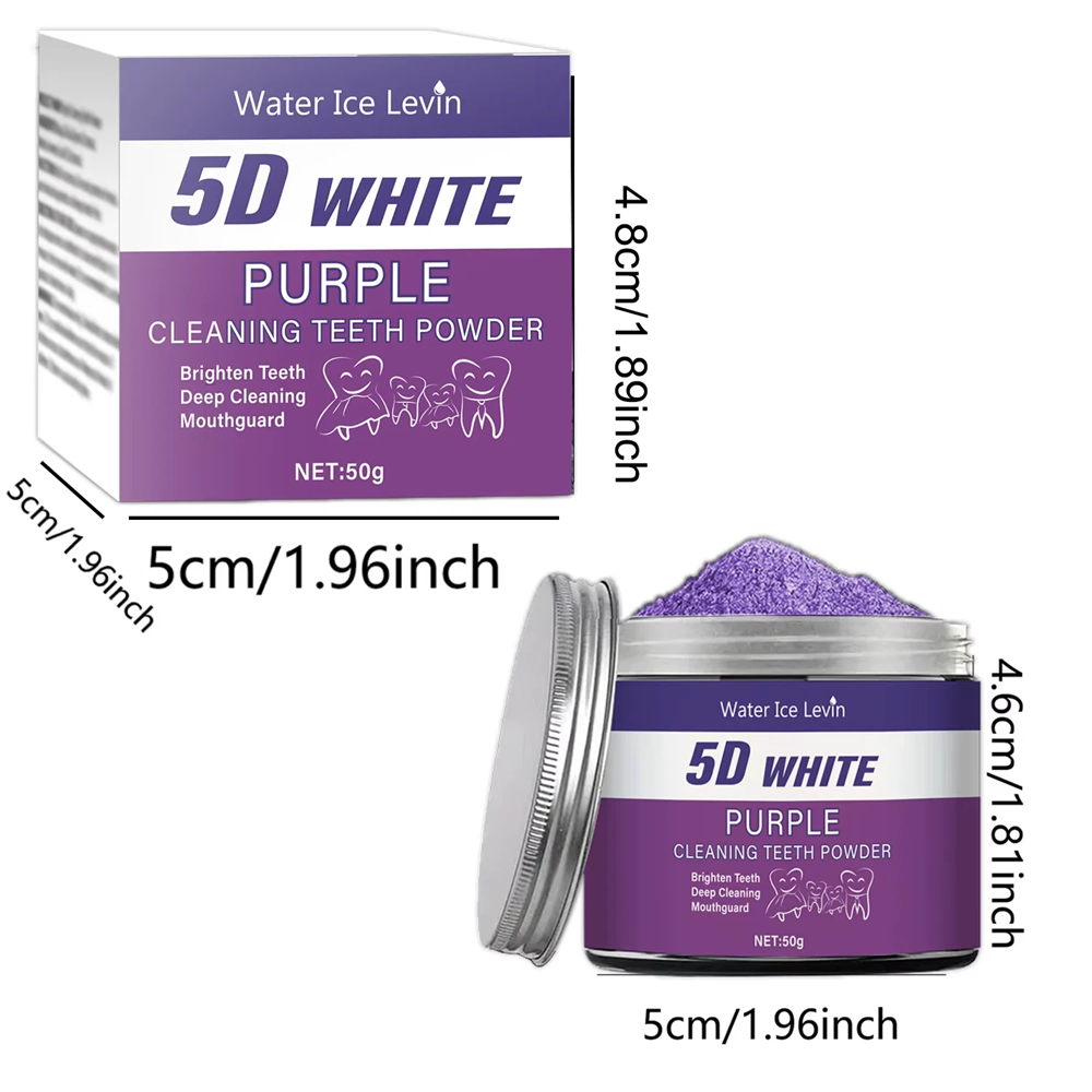 Aurece – Purple Teeth Cleaning Powder