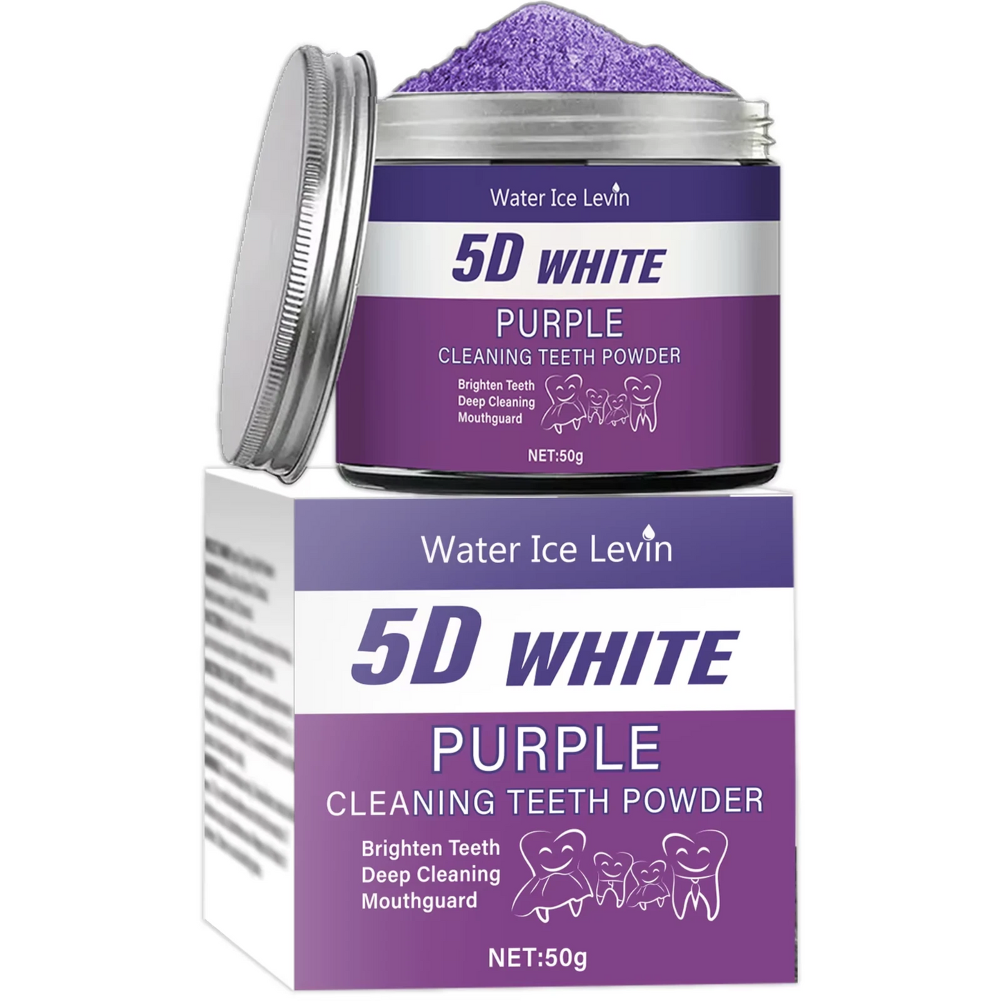 Aurece – Purple Teeth Cleaning Powder