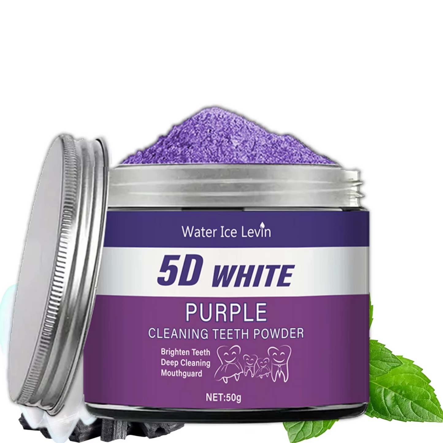Aurece – Purple Teeth Cleaning Powder
