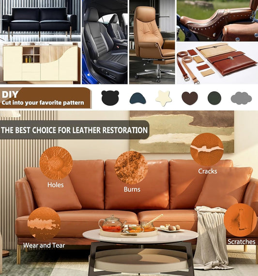 Aurece – Self-Adhesive Leather Fix Patch Pro