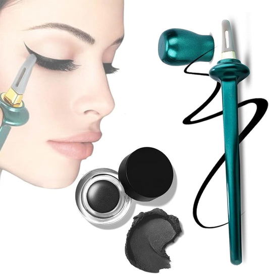 Aurece – Silicone Eyeliner Brush with Waterproof Cream