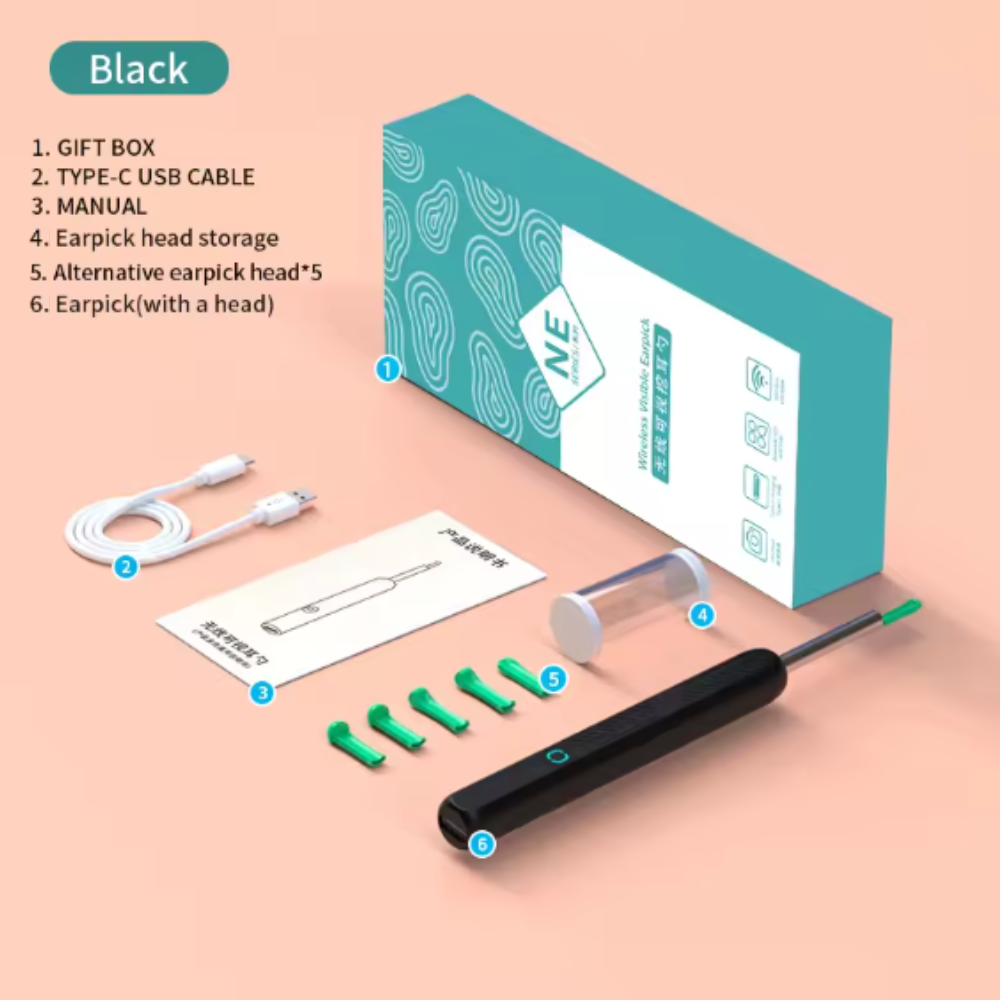 Aurece – Smart WiFi Ear Wax Removal Scope ClearView Pro