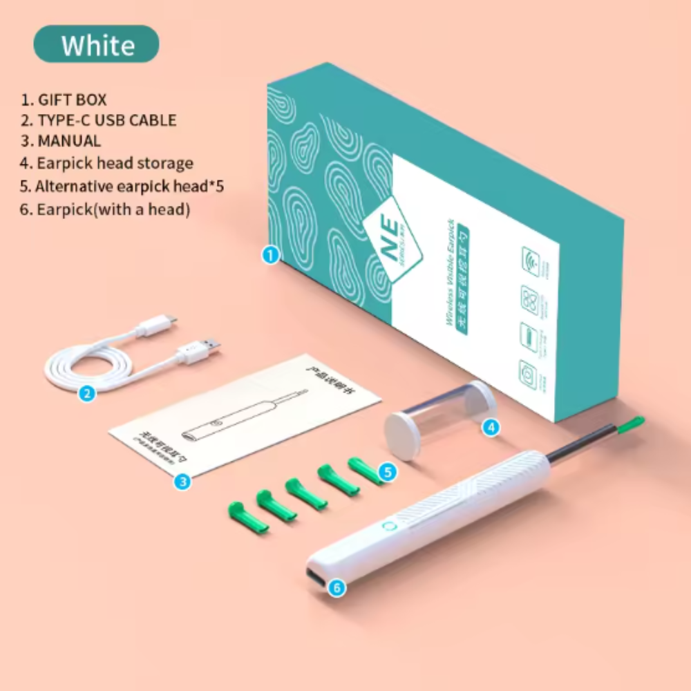 Aurece – Smart WiFi Ear Wax Removal Scope ClearView Pro