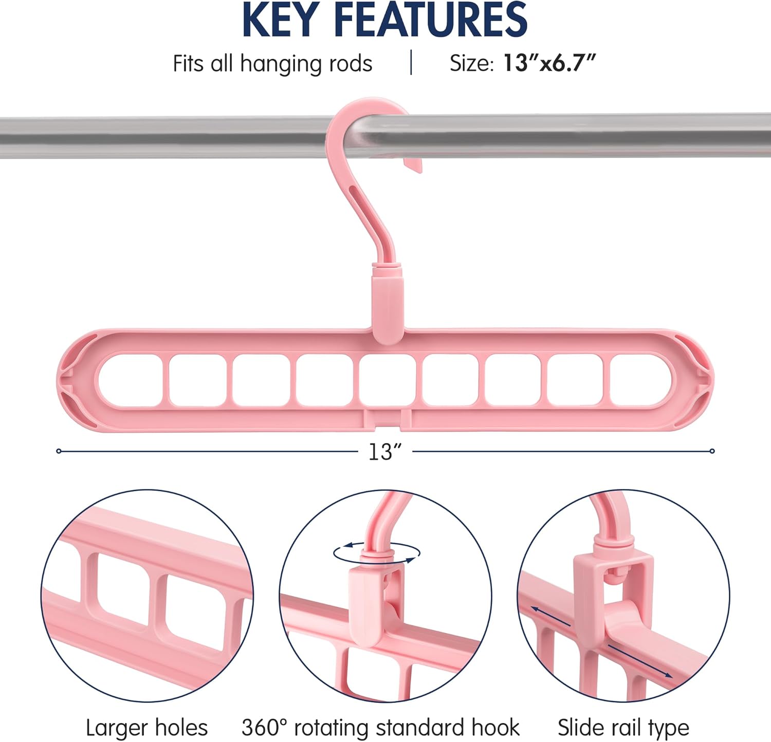 Aurece – SmartSpace Cascading Closet Organizer Hanger Pro