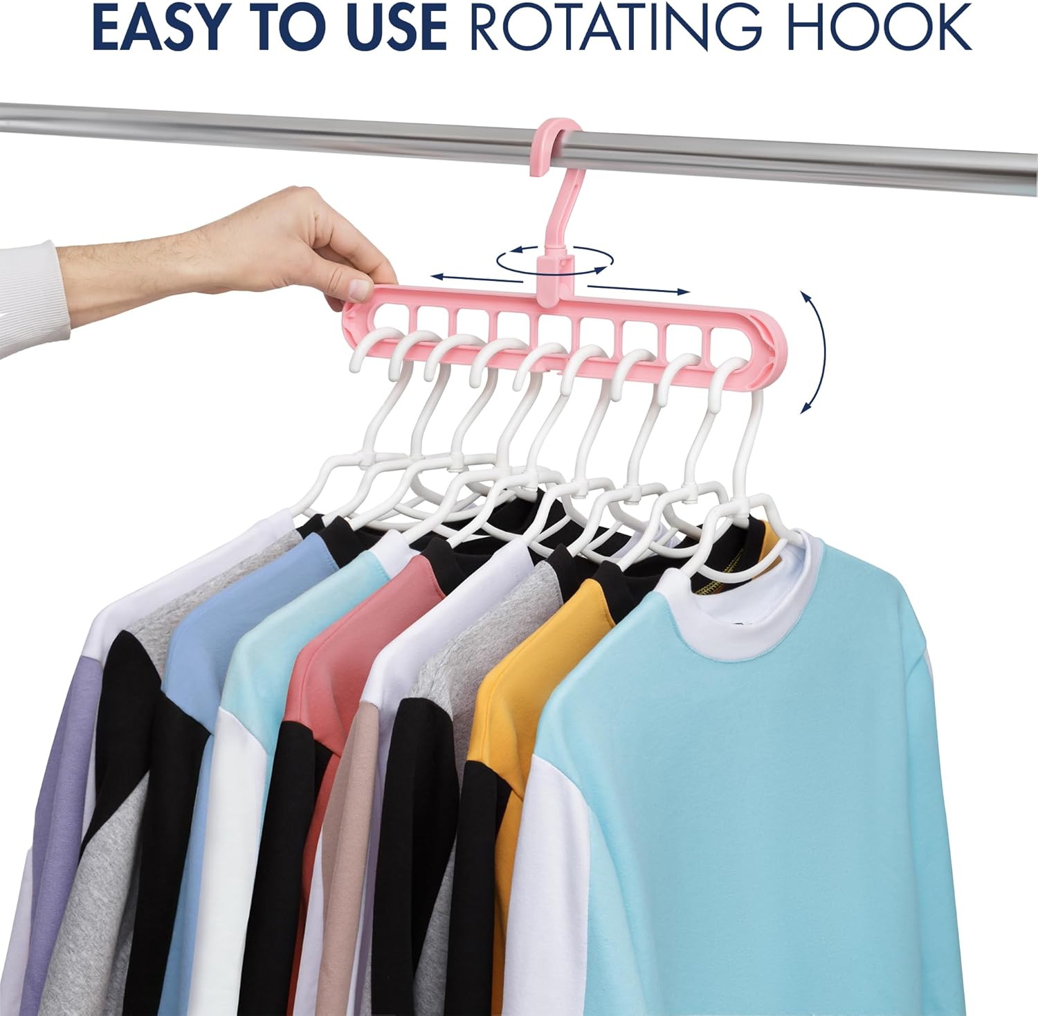 Aurece – SmartSpace Cascading Closet Organizer Hanger Pro